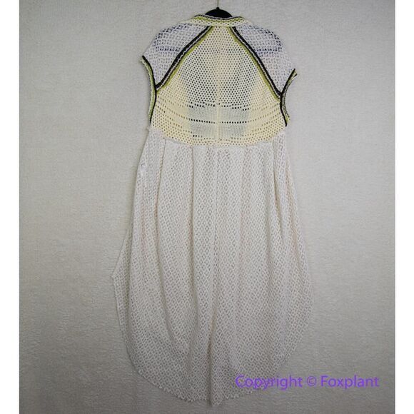 New! Free People Small Kelly Crochet Maxi Top Dress Swim Suit Cover Up, size XS - Picture 10 of 16